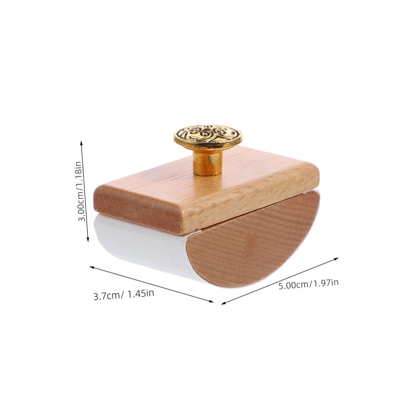 STOBOK Assorbitore Inchiostro in Legno e Lega di Zinco Portatile Carta Assorbente ad Asciugatura Rapida per Penna Stilografica