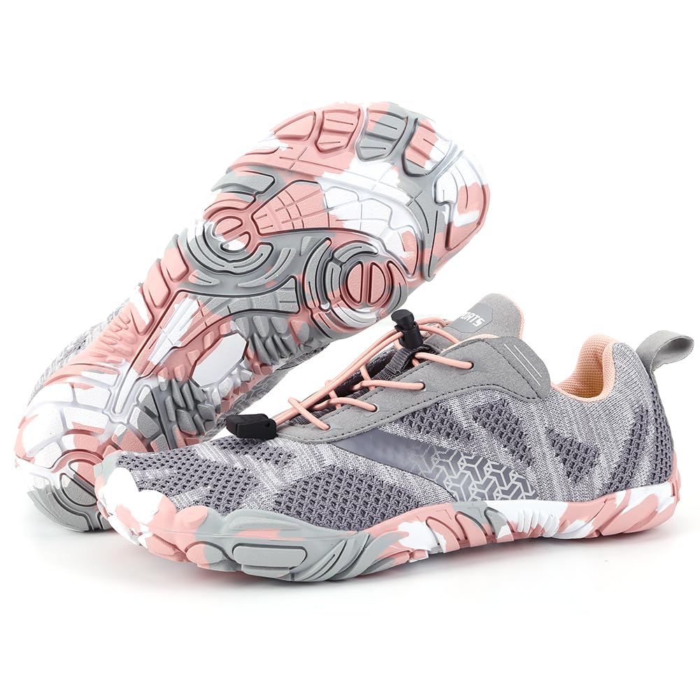 Hike Barefoot Shoes, Pro Barefoot Shoes Women Men Footwear, Athletic Hiking Minimalist Water Shoe Breathable Quick Dry Zero Drop Trail Running Shoe