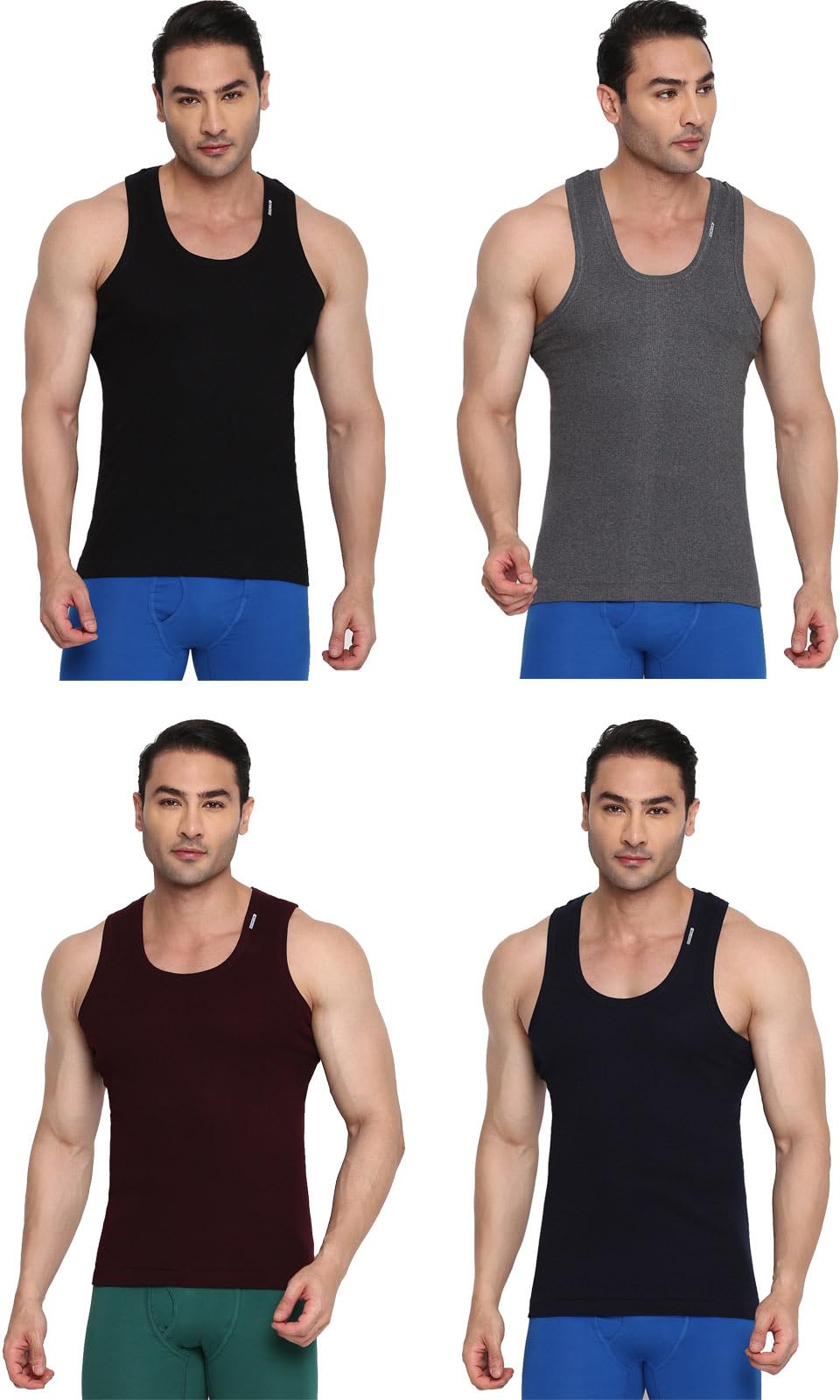 Men's Striped Regular Fit Vest-image-28