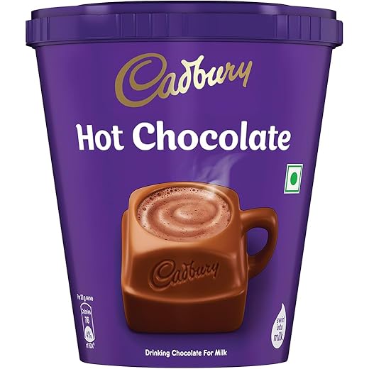 Cadbury Hot Chocolate Drink Powder Mix, 200 gm