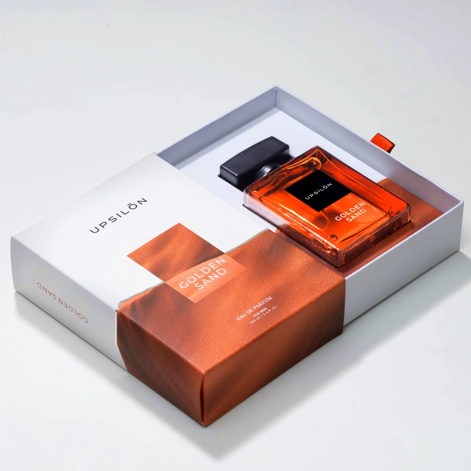 UPSILON Golden Sands Premium Eau De Parfum Spray for Men, Holiday Gift Pack Luxury Parfum Scent | Men’s Perfume - Image 4
