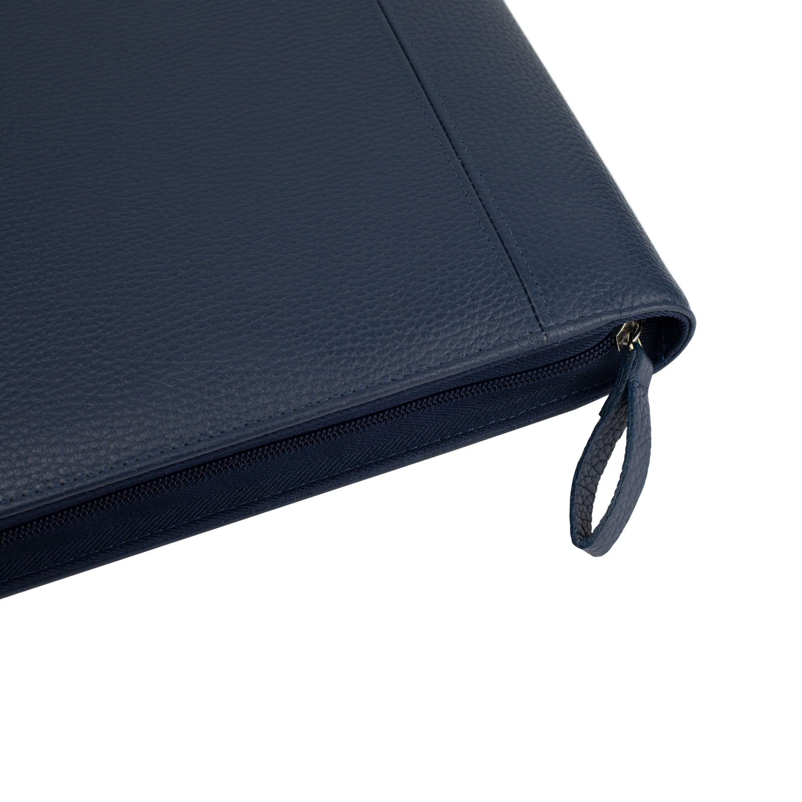 Finocam - Portadocumenti A4-210x297 mm Pelle Andrea con Spirale ad Annelli Blu