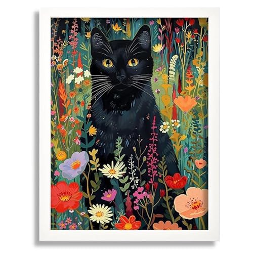 Cute Cat In Poppy Field Art Print Wall Art Framed Picture Flower Artwork Gift Poster A5 - Wall Art Home Decor Movie Poster Canvas Film Cinema Retro Vintage Cult Classic Nostargic Saga Modern reprint Cute Cat In Poppy Field Art Print Wall Art Framed Picture Flower Artwork Gift Poster A5 - Wall Art Home Decor Movie Poster Canvas Film Cinema Retro Vintage Cult Classic Nostargic Saga Modern reprint
