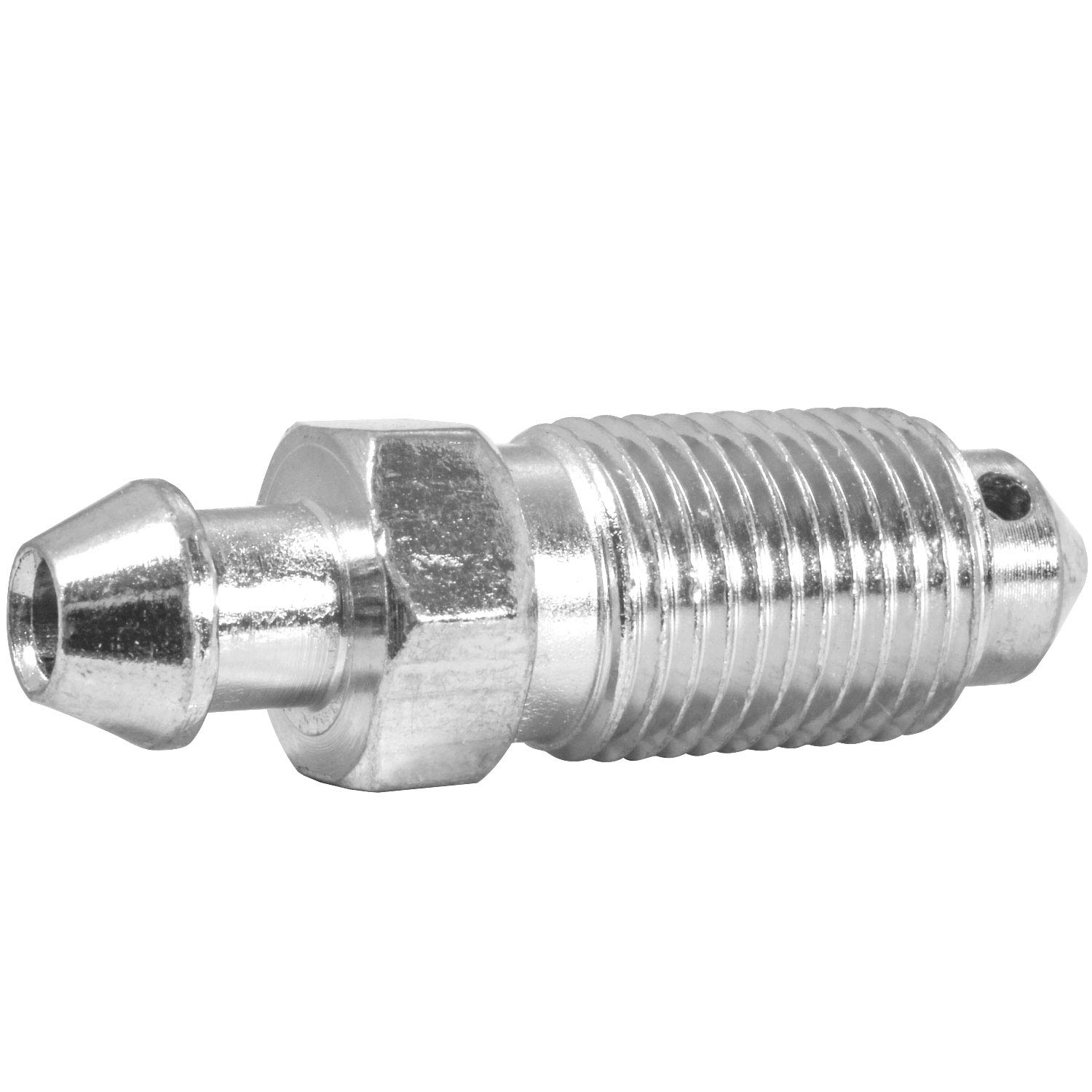 4LIFETIMELINES Stainless Steel Brake Bleeder Screw, M10x1.0, 10 Millimeter Hex, Bag of 2
