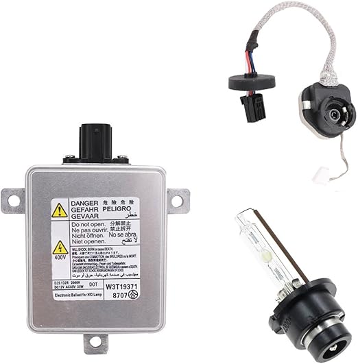 W3T19371 Xenon Headlight Ballast with Igniter and D2S Bulb for 2006-2014 Acura 2004-2014 Honda 2007-2014 Mazda 2007-2012 Mitsubishi W3T15671 W3T16271 W3T20971