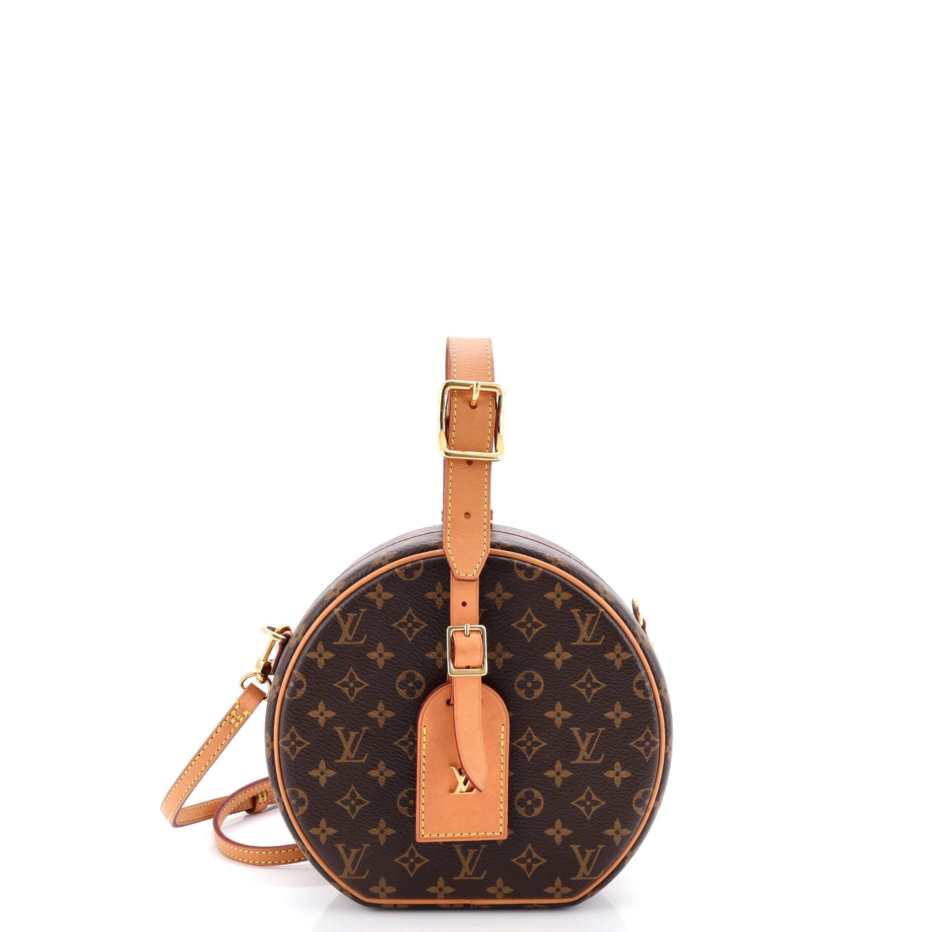 Louis Vuitton, Pre-Loved Petite Boite Chapeau Bag Monogram Canvas, Brown