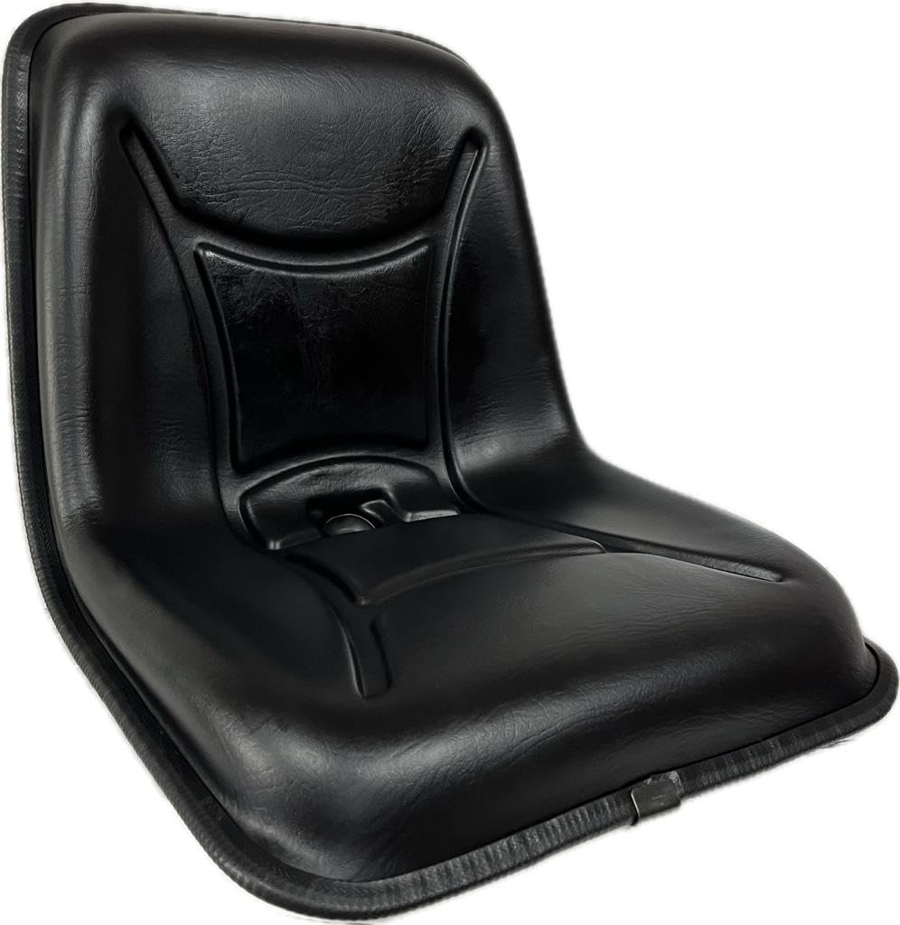 Asiento Cubeta para Tractor, Carro de Golf serie 460 en PVC Negro | Asiento Agrícola, Cortacésped, Tractor, Segadora, Carretilla Elevadora, Máquinas Agrícolas e Industriales