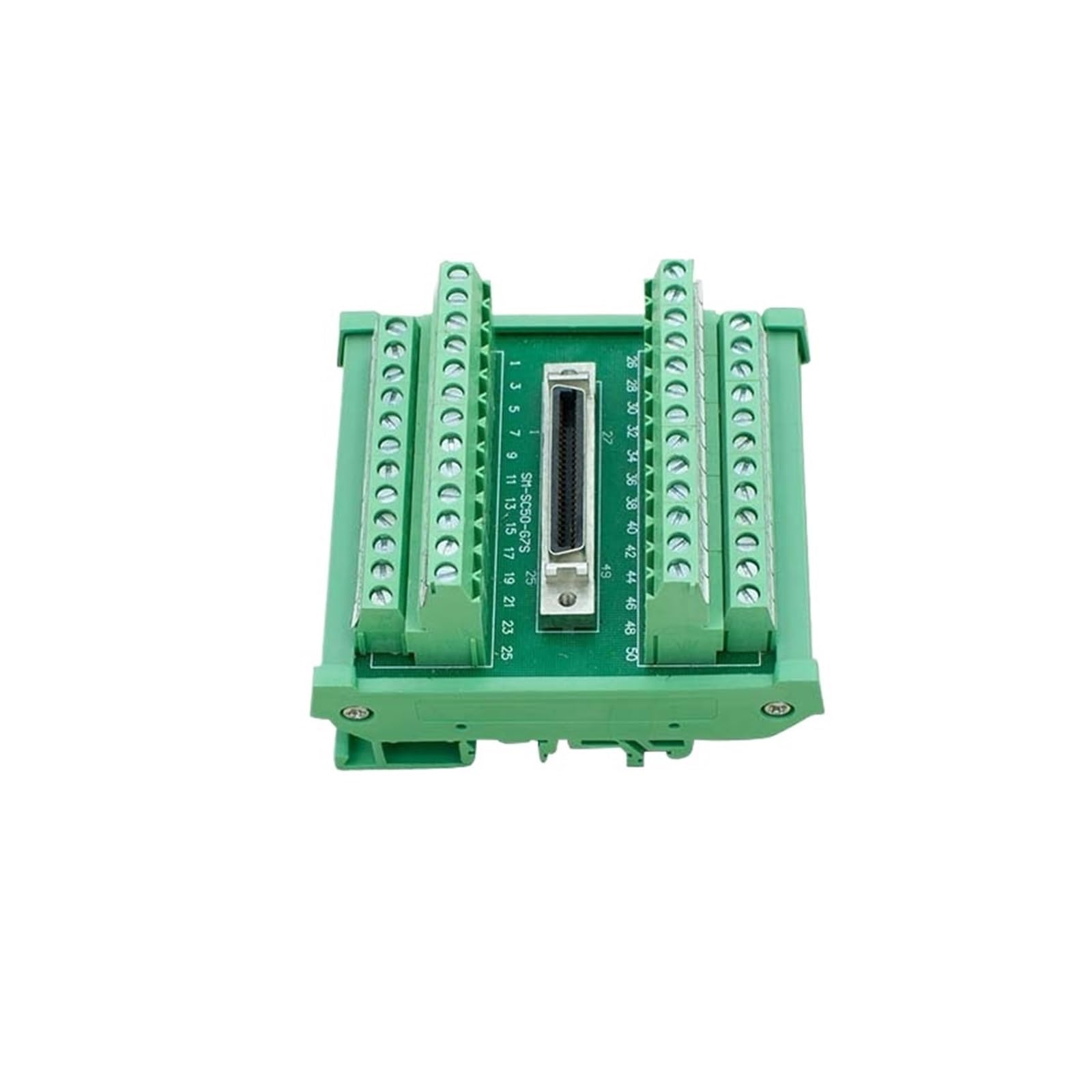 HEXEH Bornier à vis Servo SCSI 50 pôles, plaque d'adaptation for répartiteur MDR50, bornier SM-SC50-G7S