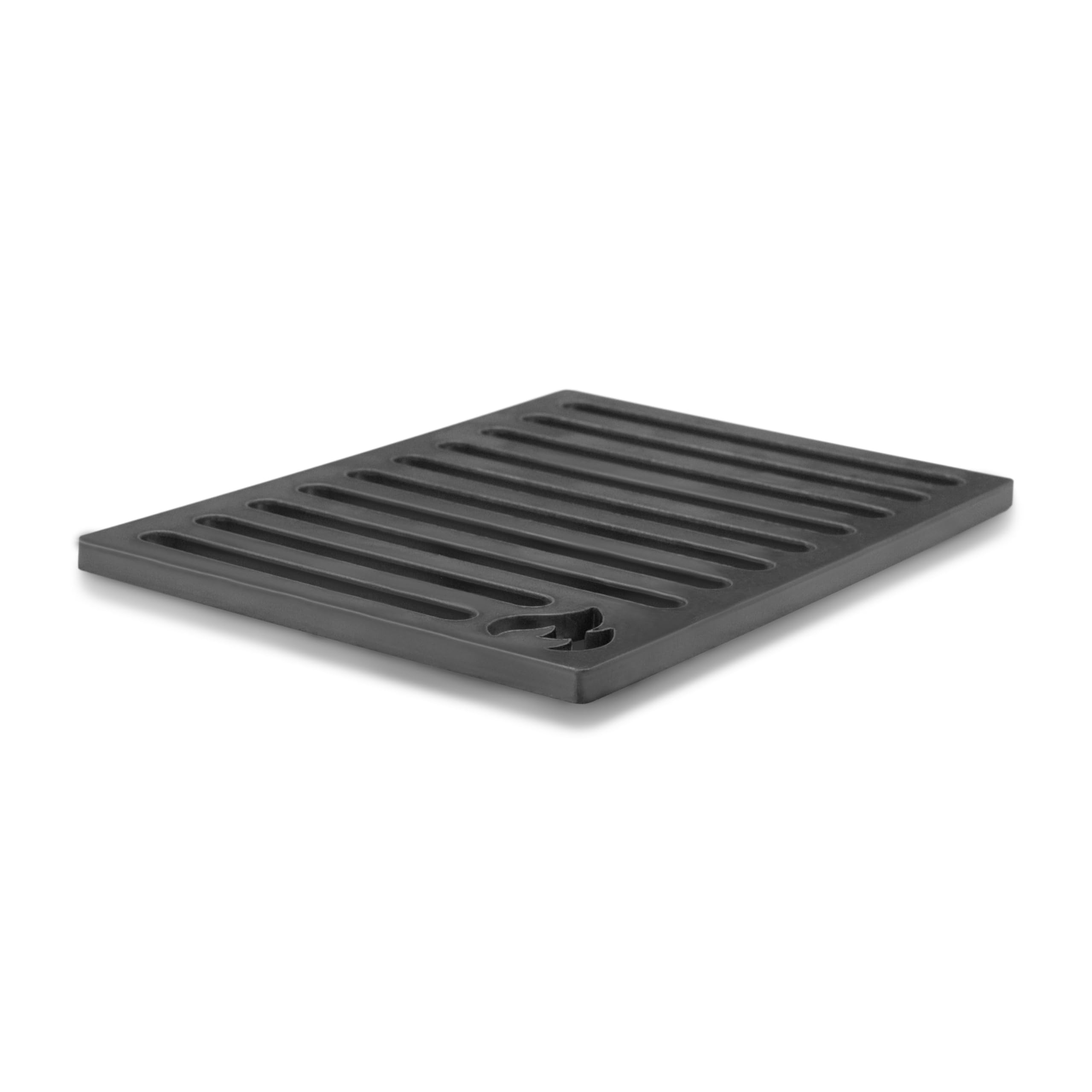 Grillrost.com Das Original Griglia per stufe 15x21cm in Acciaio Massiccio - più Resistente delle Griglie in ghisa - per stufe e caminetti