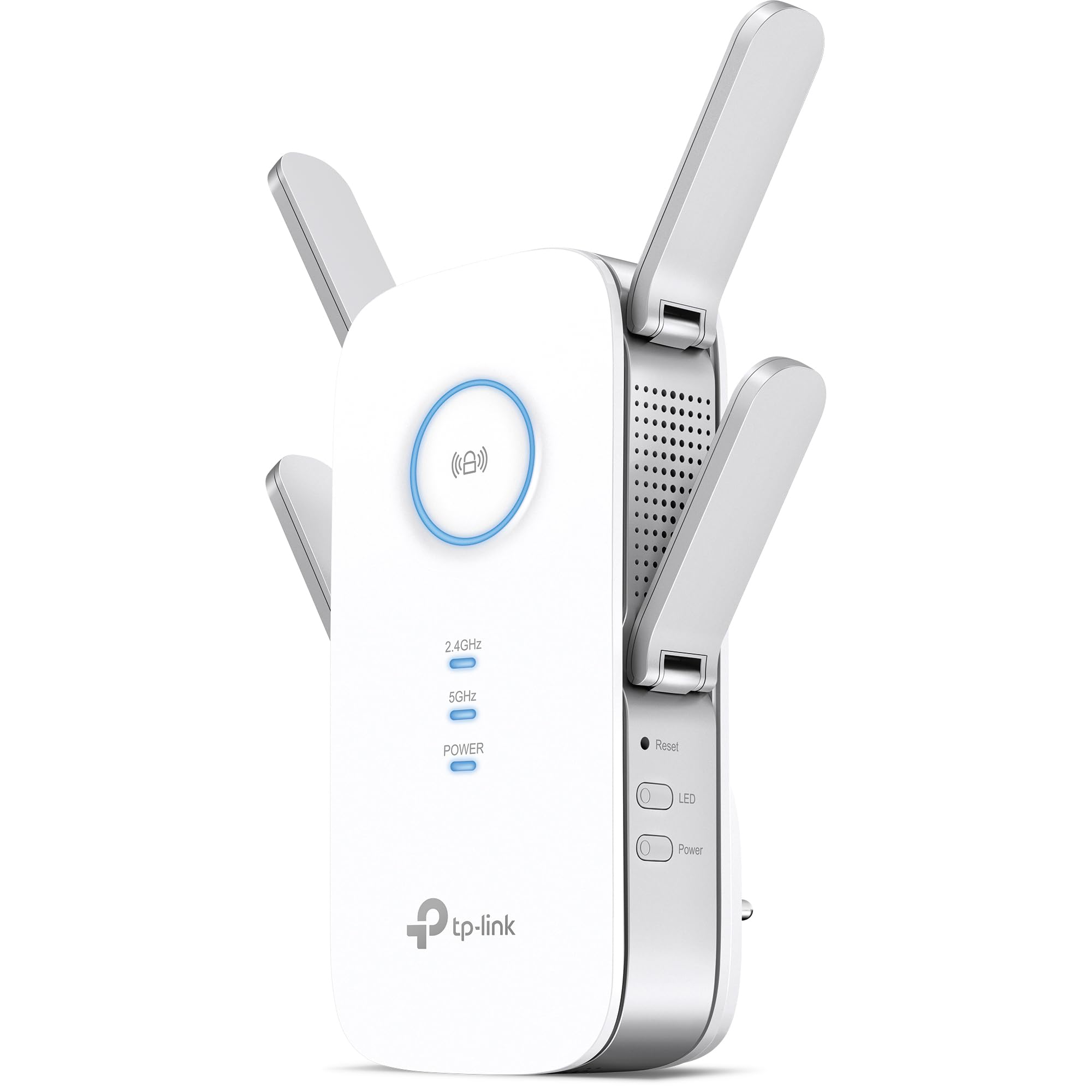 TP-Link RE655 WLAN Verstärker Repeater AC2600, Dual-Band AC + N, 1733 Mbit/s 5GHz + 800Mbit/s 2,4GHz, Gigabit-LAN-Port, 4*4-MU-MIMO, App Steuerung, maximale Abdeckung (Generalüberholt)