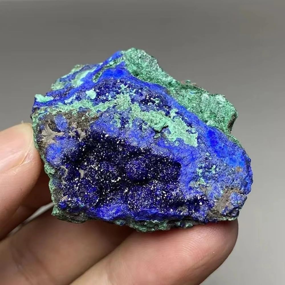 KJEBVHIRS Beautiful Azurite Malachite Cluster Crystal Collection (Size : 200g)