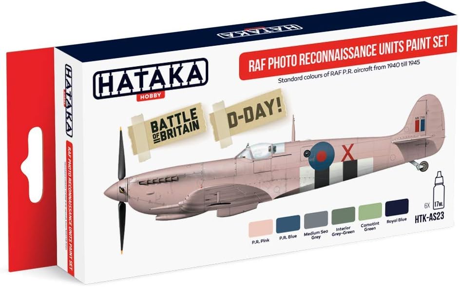 Hataka RAF Photo Reconnaissance Units paint set # AS23