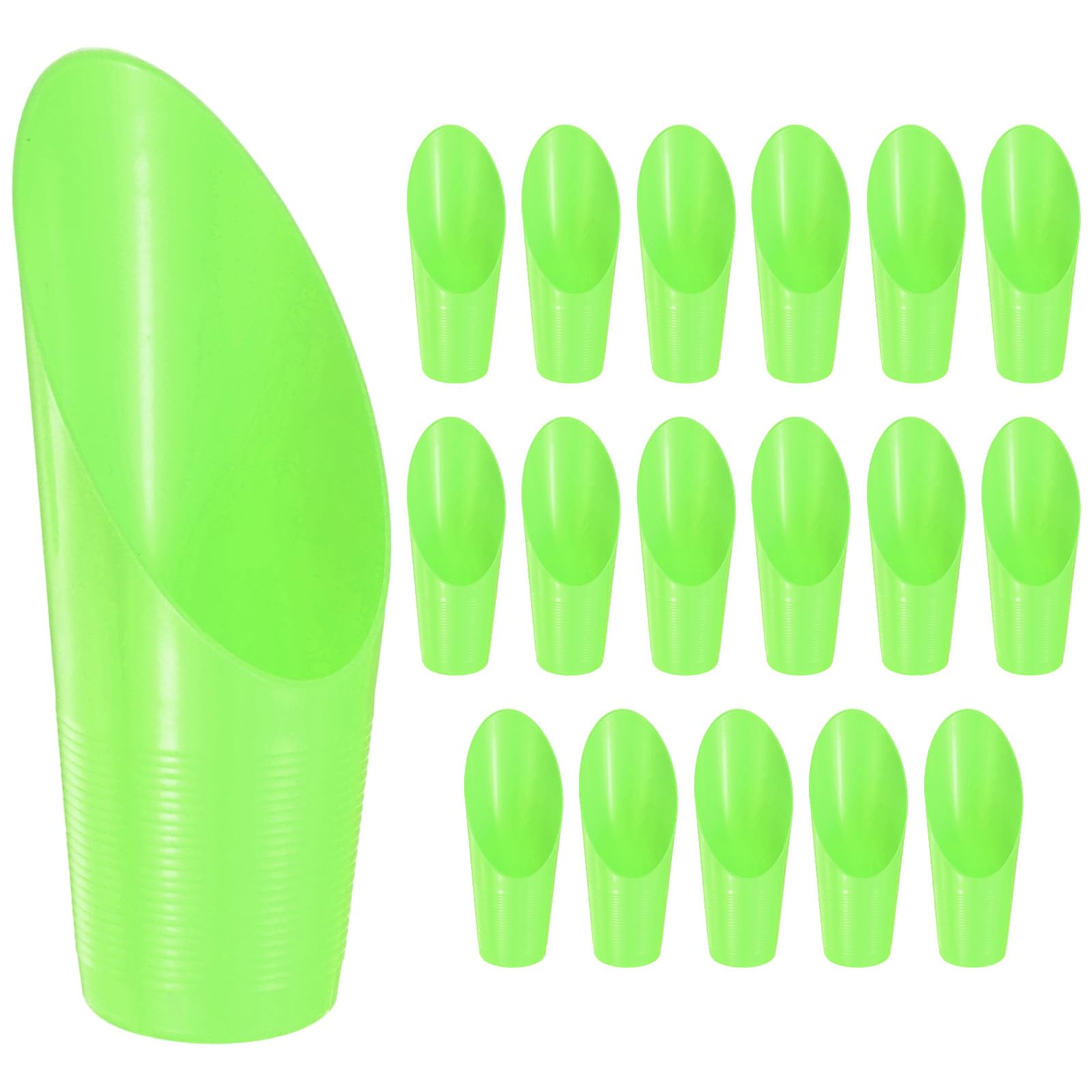 M METERXITY 18-Pack Bonsai Soil Garden Scoops Bucket Shovel, Green
