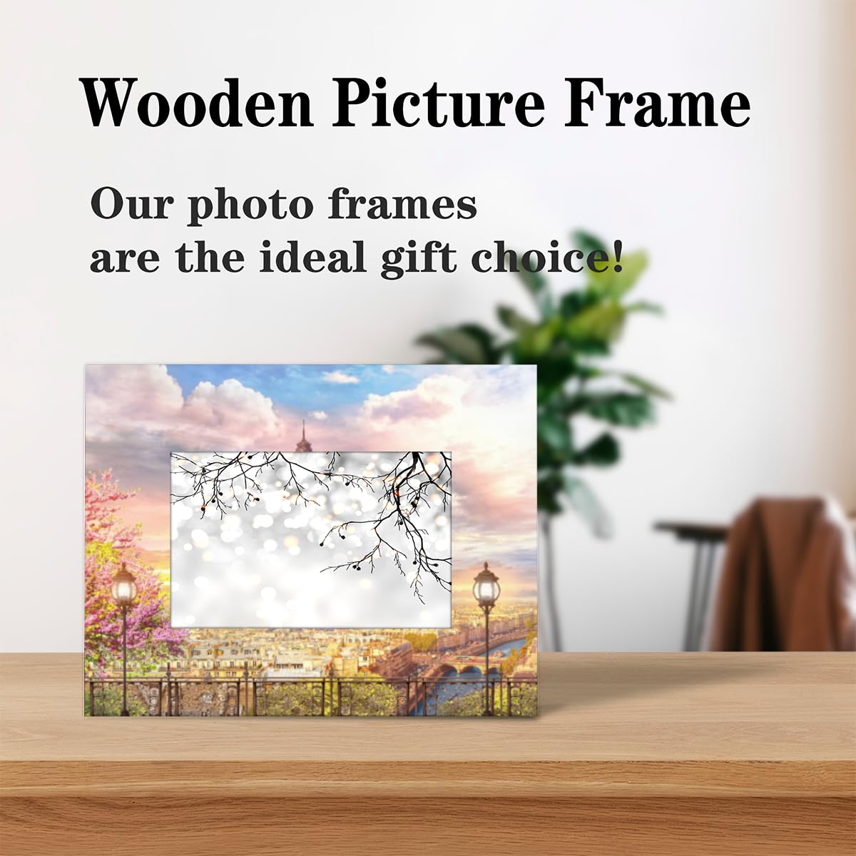 Cadre Photo à Poser En Bois Et Verre Pour Photo 10x15 Cm - Cadre photo