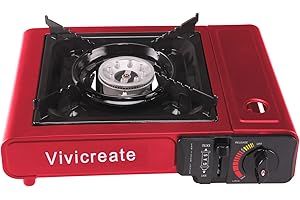 Vivicreate Portable Butane Burner for Cooking and Camping