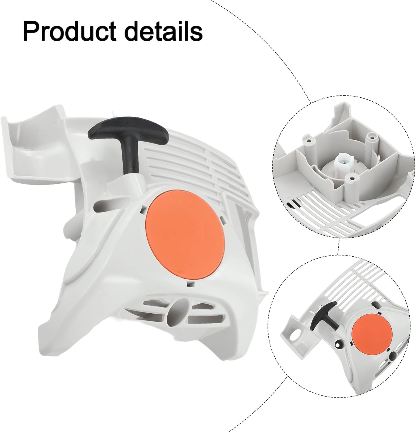 4144-190-4005 Recoil Pull Start For FS70R, FS70, FC70 Models String Trimmer, 4144-190-4005 Pull Cord Replacement, Engine Starting Mechanism, Trimmer Pull Handle