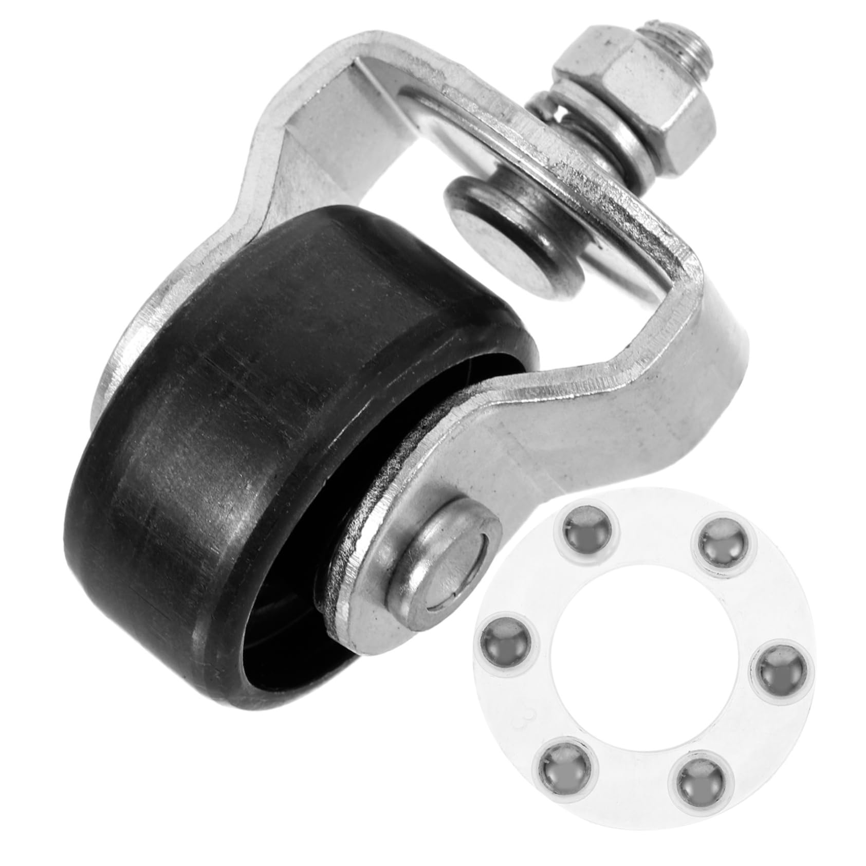 Uonlytech 3pcs Jack Front Wheel Car Accessories Car Jack Car Gadgets Replacement Floor Jack Caster Dual Pump Jack Repair Floor Jack Repair Auto Accessories Steel Universal Wheel