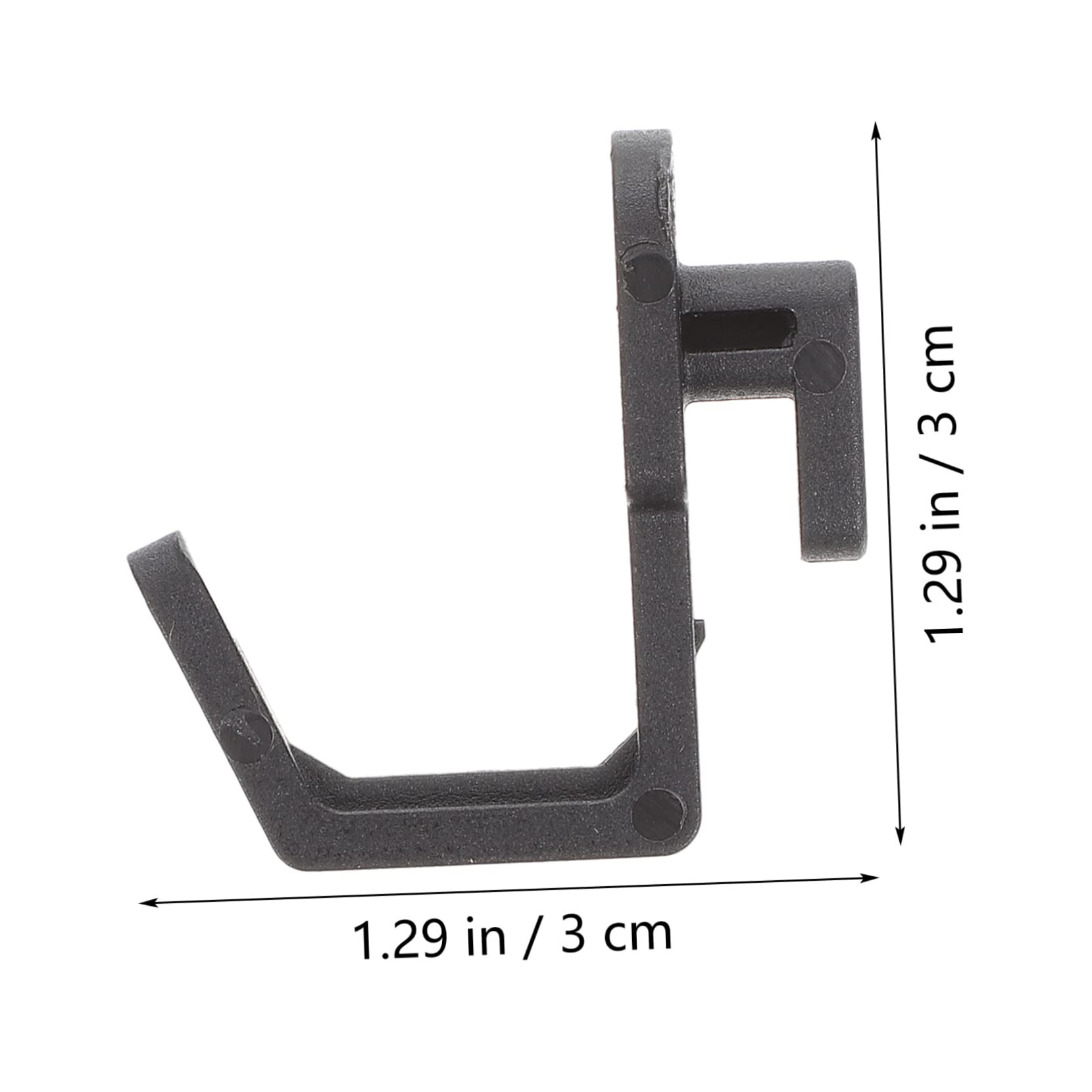 STOBAZA 20pcs J Shaped Garage Hooks for Pegboard Organizer Storage Hooks for Kitchen Bedroom and Garage Easy to Install and Versatile Heavy Duty Design