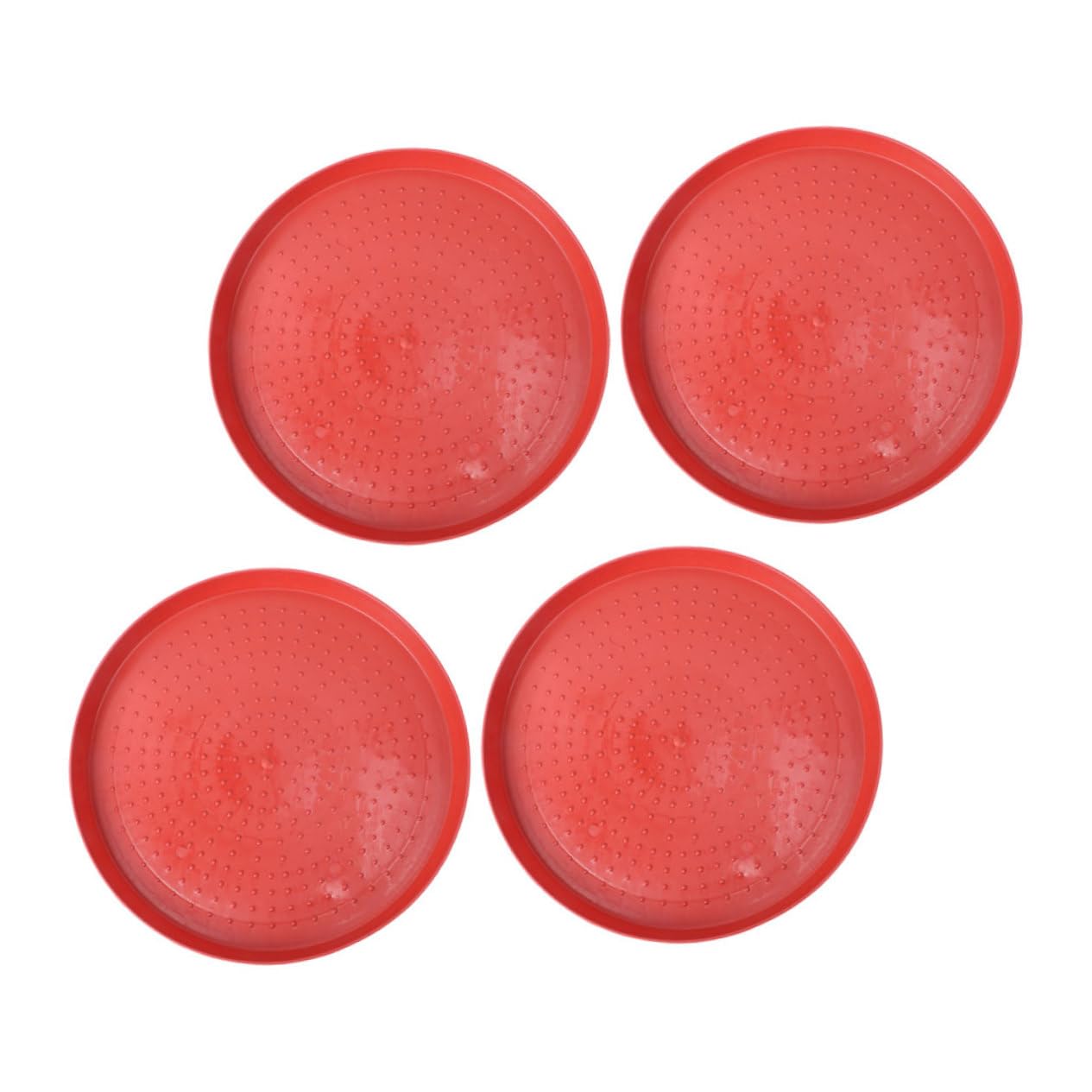 Plateau d'alimentation pour volailles POPETPOP | 4 bacs plastique poussins