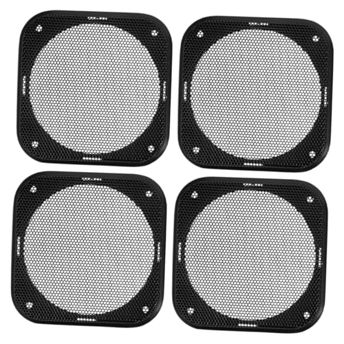 Cabilock Square Speaker Grill Mesh Car Subwoofer Speaker Cover Panel Decorative Audio Systems Cover Plastic Iron Mesh
