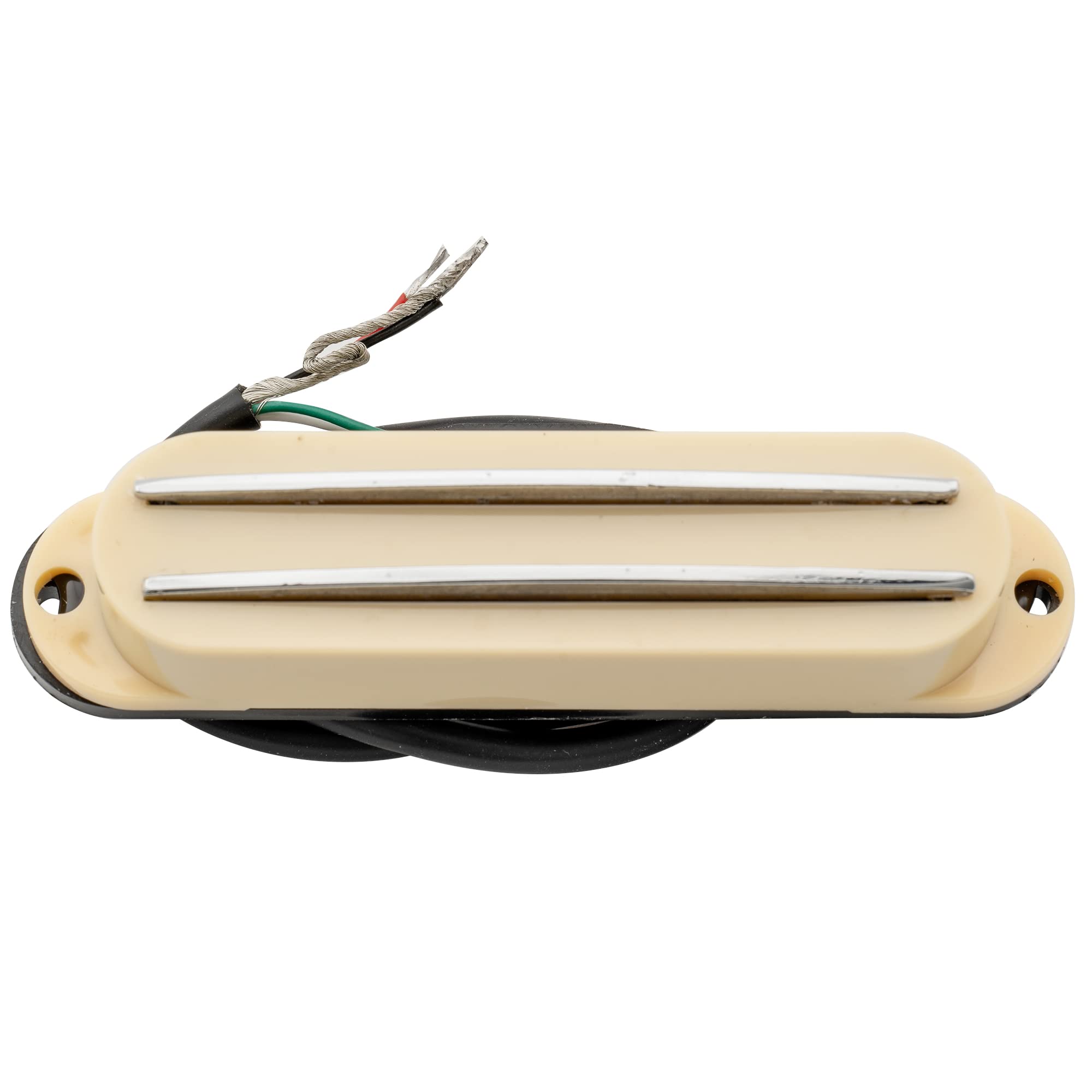 Musiclily Dual Hot Rail High Output Chitarra Pick-Up Humbucker Formato Single Coil per Fender Squier Strat, Cromato