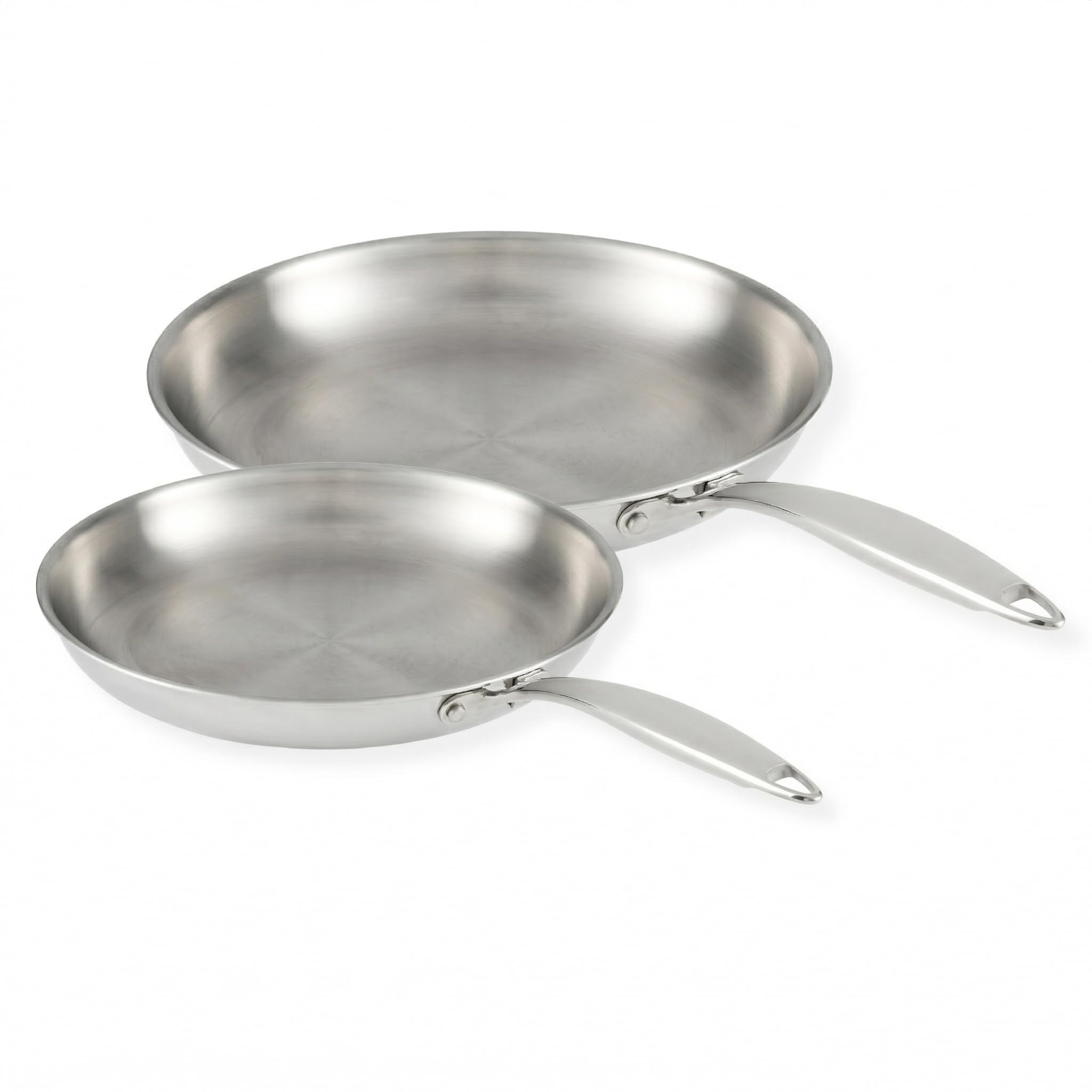 Lagostina Forte 3-Ply Clad 2-Pack Skillet Set, 26 cm / 10in and 30