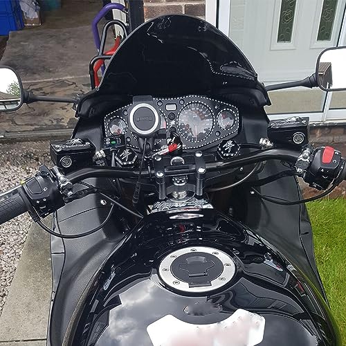 GIDIBII Fork Cap Covers,Motorcycle Accessories Compatible with Suzuki Hayabusa GSX1300R 1999-2020 (2 pcs Black)