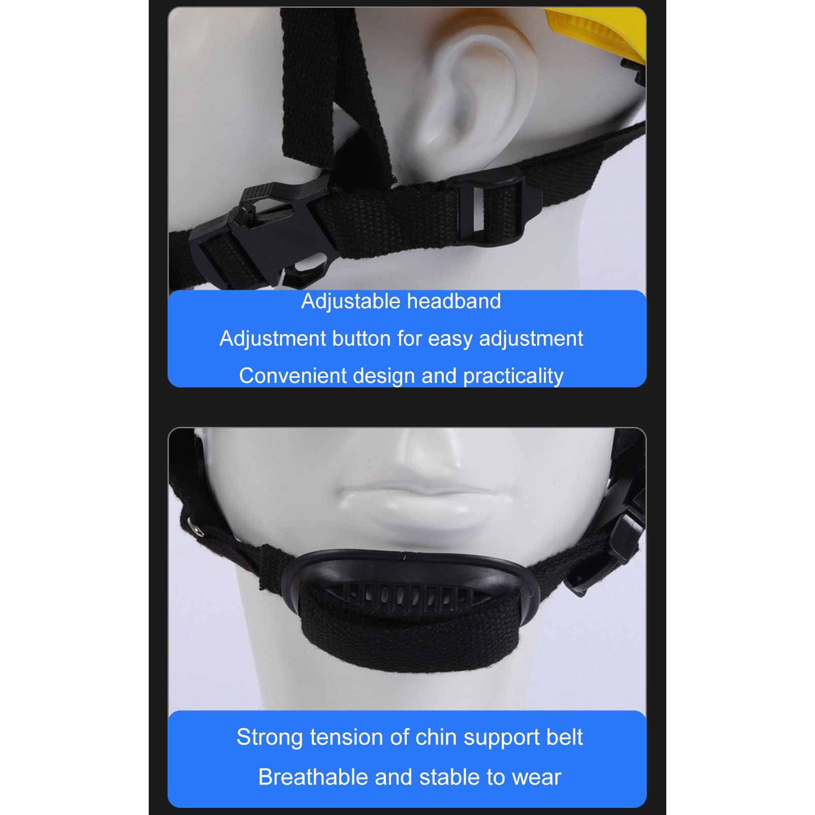 Elmetto Di Protezione Con Fari E Occhiali - Per Antincendio, Salvataggio E Costruzione - Foto 9