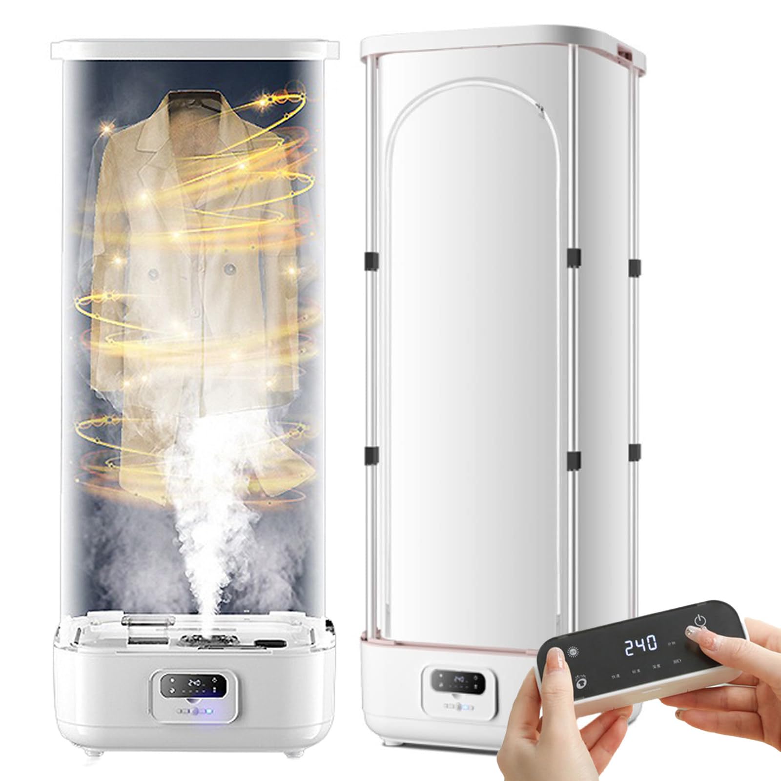 Planchadora Y Secadora De Ropa Automática | Secadora De Vapor Portátil Para Uso Doméstico - Elimina Arrugas Y Elimina ácaros, Caja De Aromaterapia Integrada