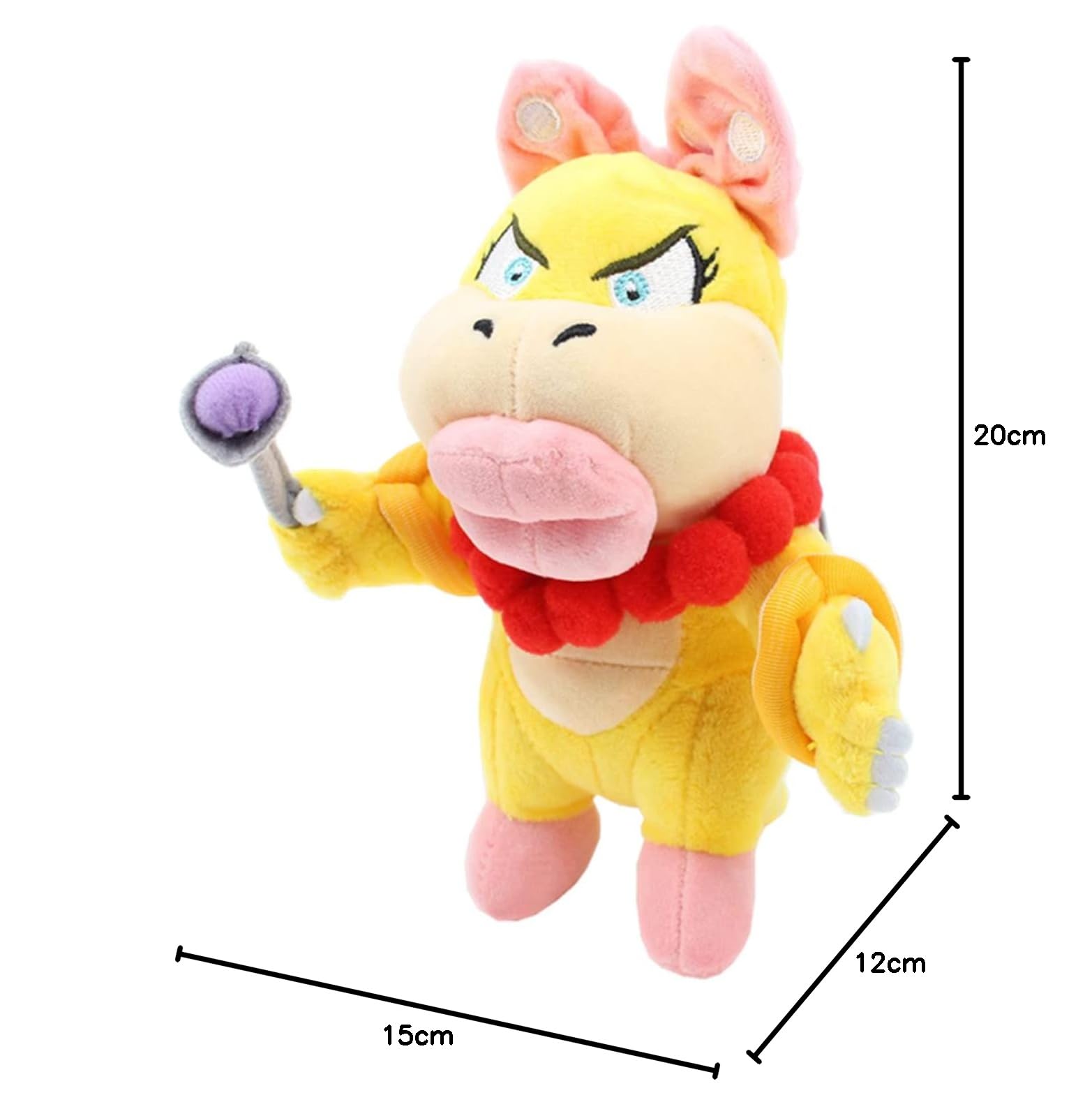 Cartoon Koopaling Wendy Plüsch Spielzeug Baby Bowser Jr Koopa Soft Plüsch Tier Puppe 8'' Figur