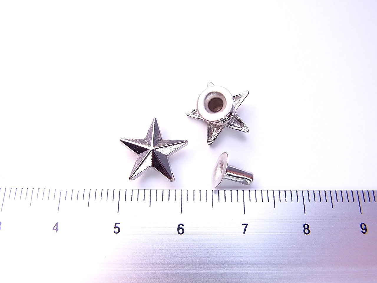 Amazon.co.jp: 【jewel】星型 スタッズ パーツ 3色2サイズから選択可能