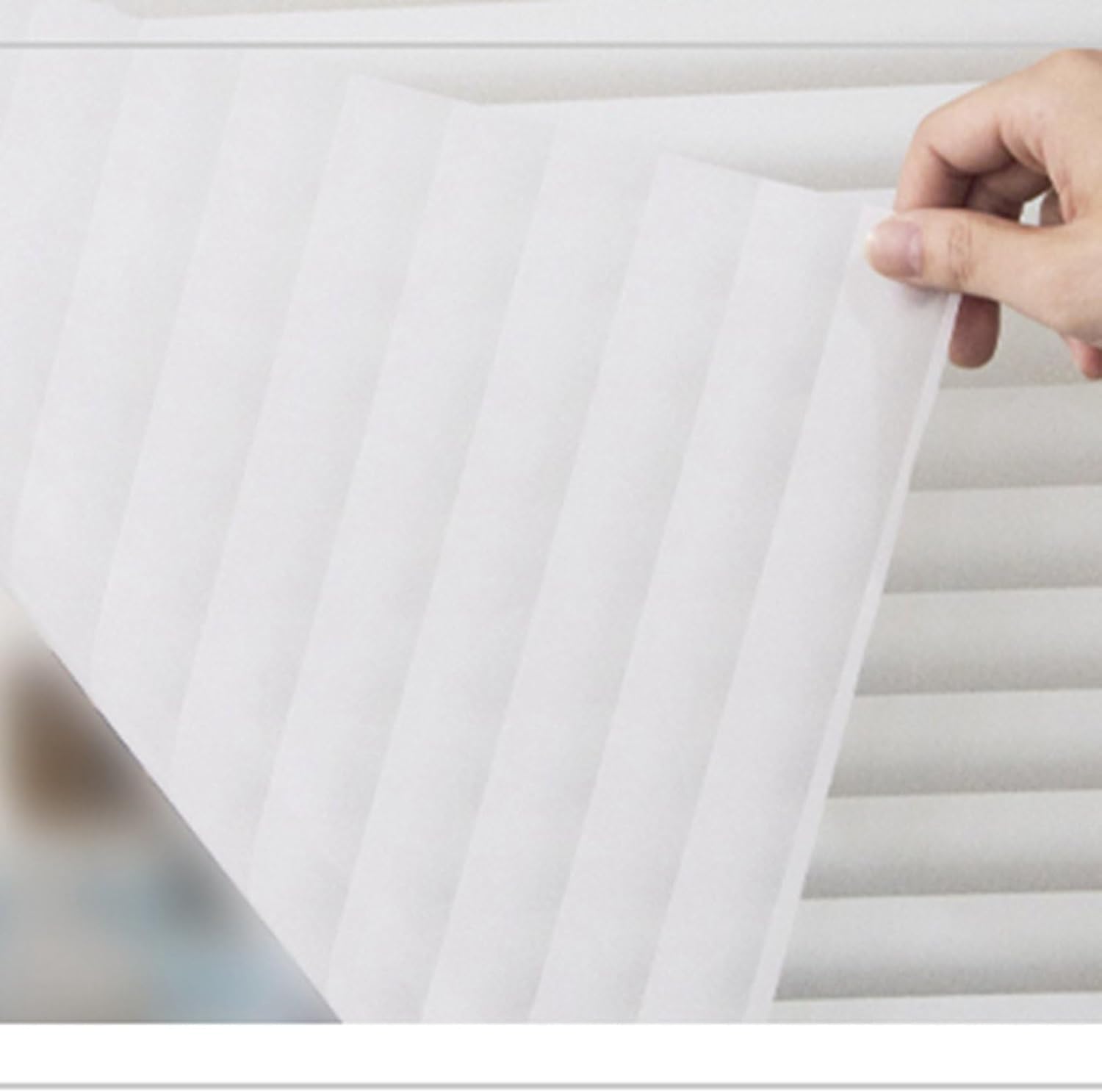 ガラスフィルム 窓 ルーバー模様 60x200cm 外から見えない 断熱 めかくしシート 貼ってはがせる 暑さ対策 遮光 紫外線カッ