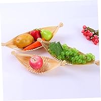 Vista 7 de 4 unids plato Snack Container Fruit Basket Candy Tray Basket Tray Snack Tray Snack Holder Candy Boxes Fruit Tray Candy Case Snack Case