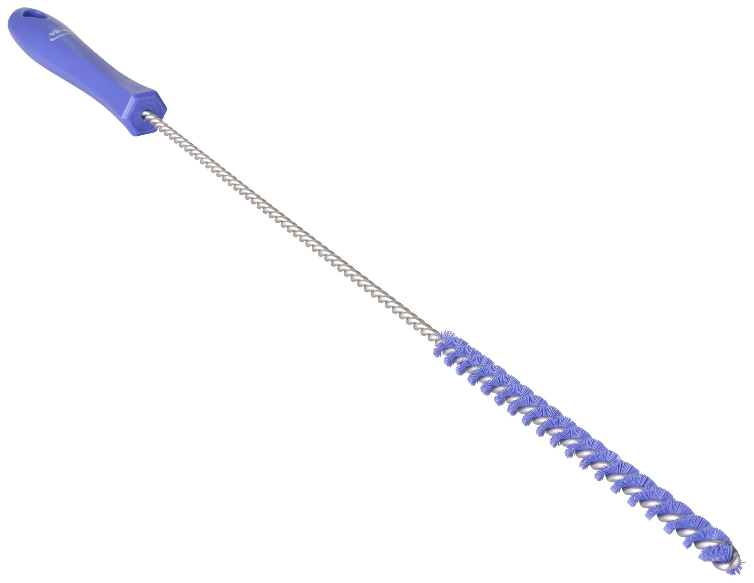 Vikan Purple 53758 Tube Brush – Ø10 Mm X 500 Mm, Hard Bristles, Fda Compliant (Glass & Fork), – Tube, Bottle & Machinery Crevice Cleaning Brush