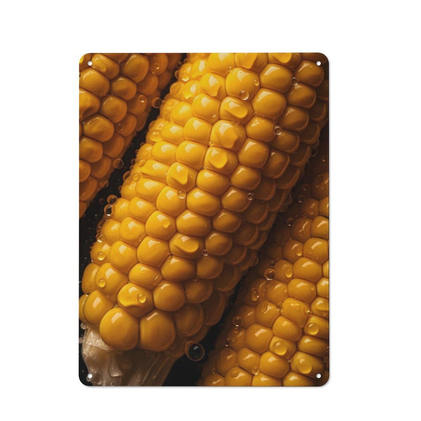Junmoney Corncob Retro Metal Wall Sign 40X30cm With For Pub Or Café, A Housewarming Gift For Hospitality Wall Decor Collectors