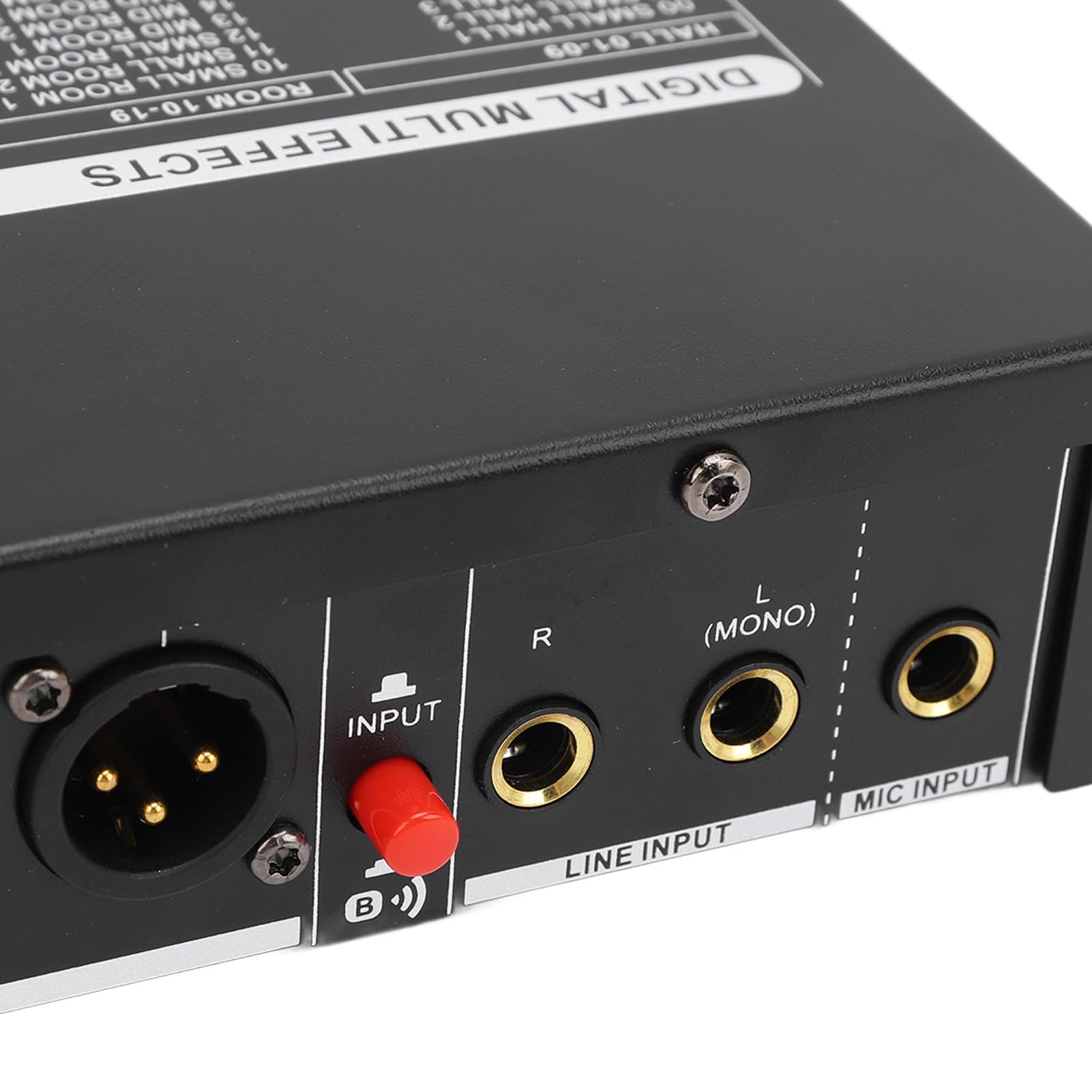 Procesador de Efectos de Sonido Digital, 100-240V 99 DSP Efectos Preestablecidos Mezclador Digital de Metal para Presentación Profesional (Enchufe de la UE)