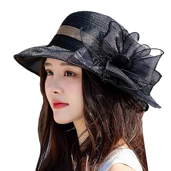 Amazon | [AJGLJIYER LTD] 日よけ 帽子 花モチーフ ハット 春夏