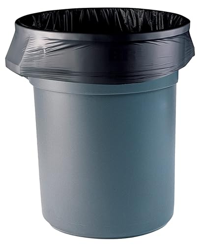 Miniatura 3 de HBC Value Perfomance - Revestimientos para latas de 40 x 48 pulgadas, color negro, 22 mic, 625, revestimientos de HDPE