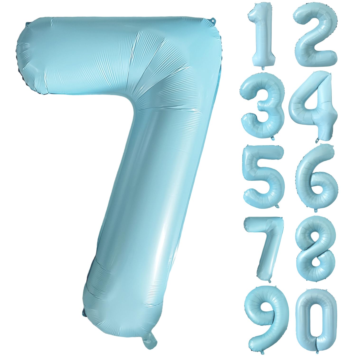 Red 0 balloon 40 Inch Giant Helium Foil Number 0 to 9 Red Balloon Birthday Wedding Party Digital Decorations (Number 0) — view 553