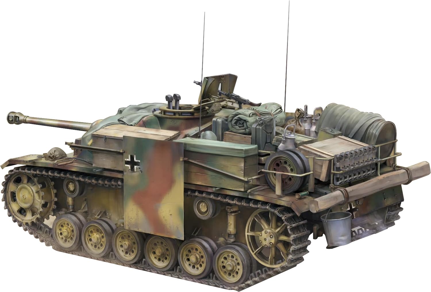TAKOM 8017 StuH 42 & StuG III Ausf.G Mid Production 2-in-1 1:35 Model Kit