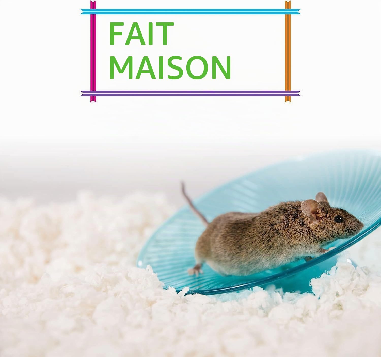 Carefresh Litière en Papier Naturel 99% sans poussière pour Petit Animal Domestique avec contrôle des odeurs, 50 L