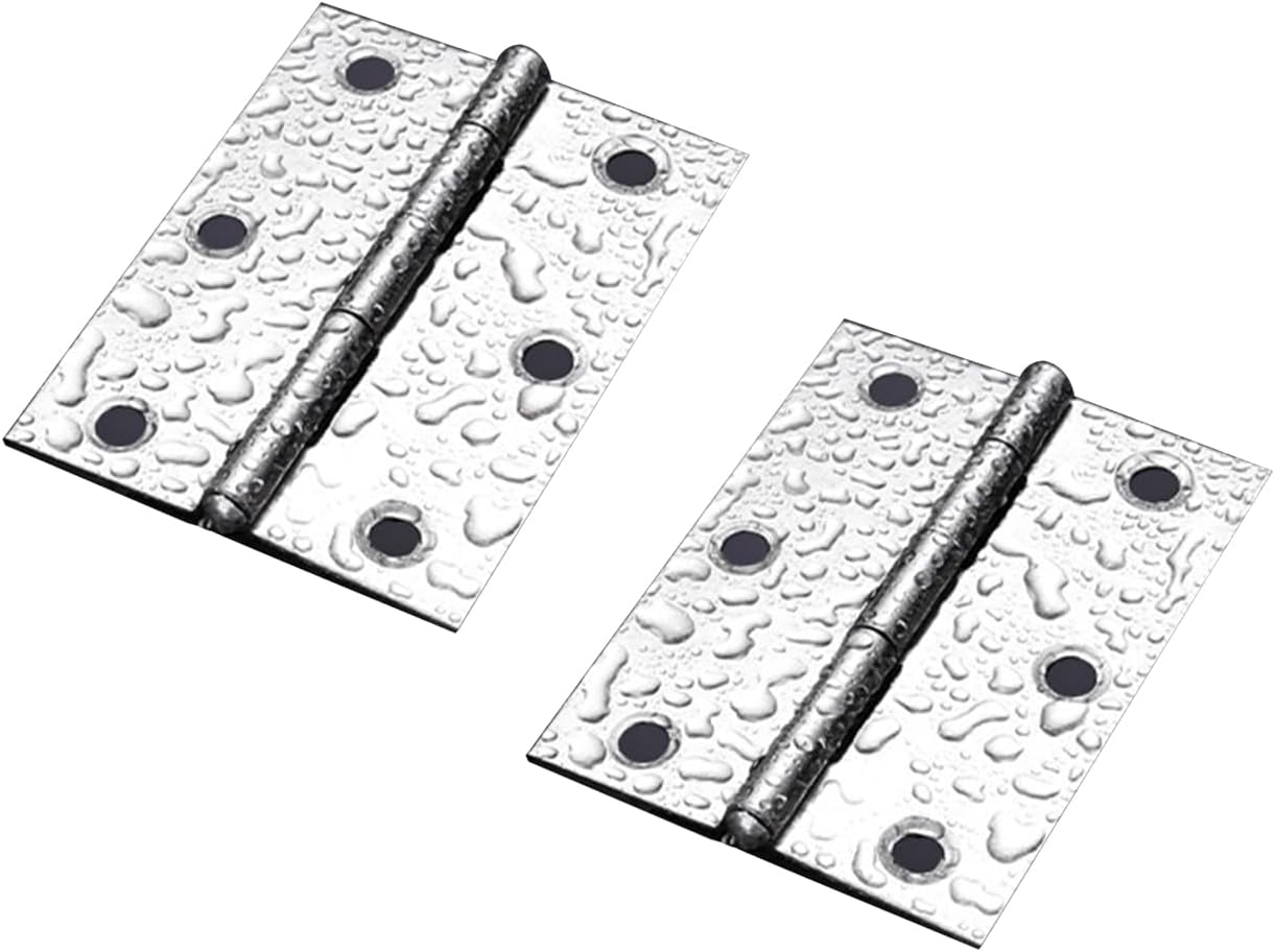 304 Stainless steel20Pcs Stainless Steel Folding Hinges 3 inch Door and