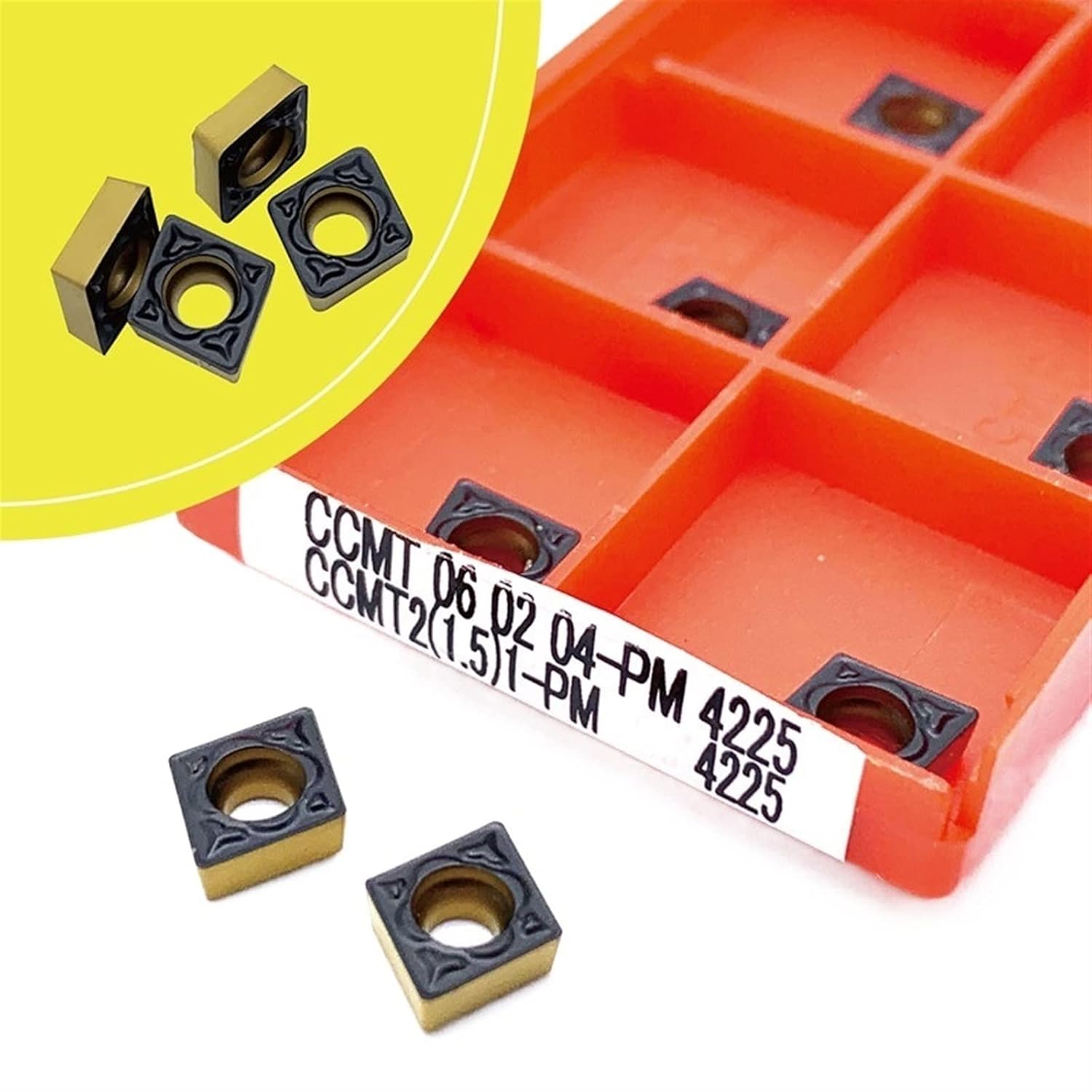 Indexable Carbide Lathe Tool CCMT060204 PM 4225 Internal Turning Carbide Insert Tool CNC Milling Cutter(CCMT060208 PM 4225)