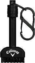 Callaway Golf Mini-Mag Magnetic Club Brush - Compact Golf Club Brush Groove Cleaner Accessory for Your Golf Bag