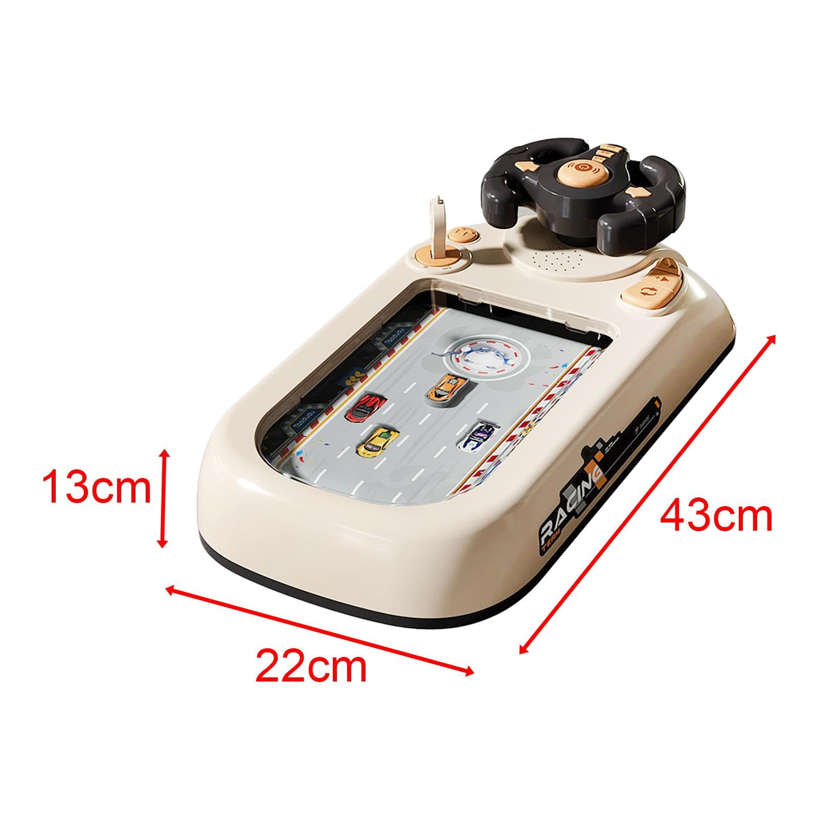 Juguete Interactivo de Aprendizaje con, Simulador de Conducción con Botón de Música Y Efectos de Sonido, Diseñado para Promover El Desarrollo Co