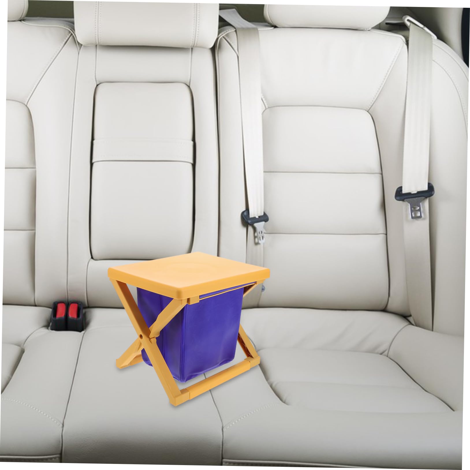Toyvian De Inodoro Plegable Para Adultos y Niña Silla Para Camping De Entrenamiento Portátil y Toilet Para Emergencias Limón Para Actividades Al Aire y Viajes Coche