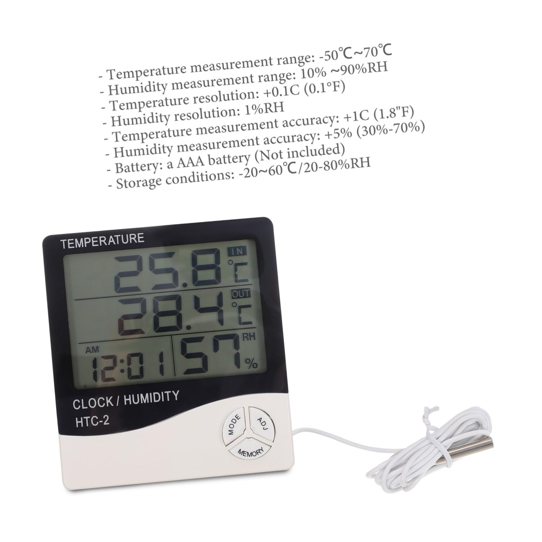 FOMIYES 3stücke Aquarium Thermometer Mit Doppelanzeige Für Präzise Temperaturmessung Geeignet Für Fischbecken Terrarien Und Zimmerpflanzen Große LCD-anzeige Batterie Vielseitig