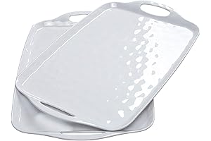 TP Serving Tray with Handles: Extra Large Platters for Unforgettable Gatherings