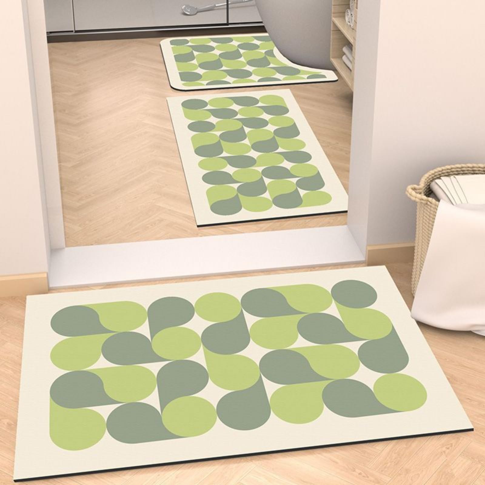 Soft Absorbent Non-Slip Bath mat Quick Dry for Bathroom Shower Toilet seat 50x55cm, Dry, Non, Slip, mat, Soft, Bath, Absorbent, Quick, Adjustable, Lightweight