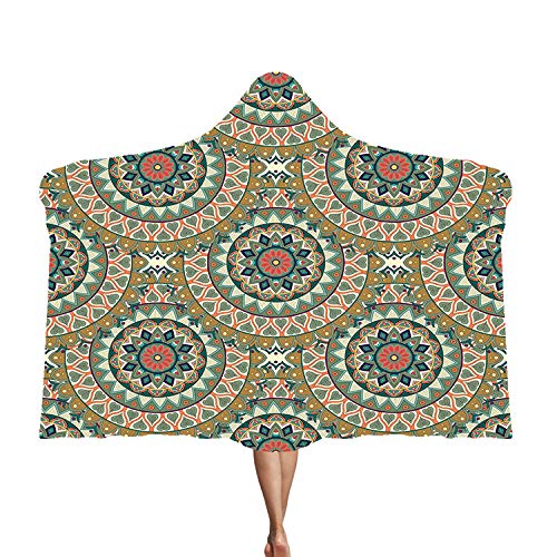 Couverture en peluche douce de qualité supérieure doublée Sherpa avec motif floral imprimé - 2